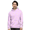 Pink Pastel Paw Men's Hoodie-grizzshop