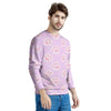 Pink Pastel Paw Men's Sweatshirt-grizzshop