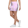 Pink Pastel Paw Mini Skirt-grizzshop