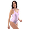 Pink Pastel Paw One Piece Swimsuite-grizzshop