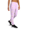 Pink Pastel Paw Women's Joggers-grizzshop