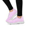 Pink Pastel Paw Women's Sneakers-grizzshop