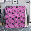 Pink Paw Blanket-grizzshop