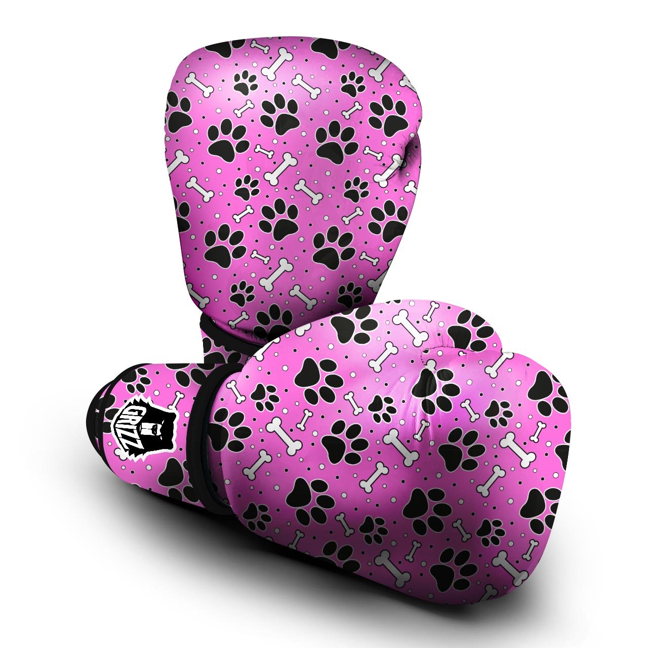 Pink Paw Boxing Gloves-grizzshop