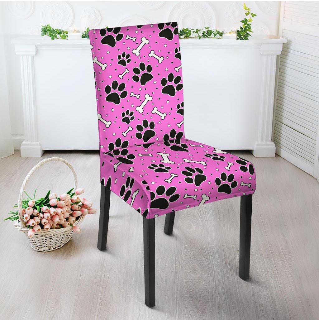 Pink Paw Chair Cover-grizzshop