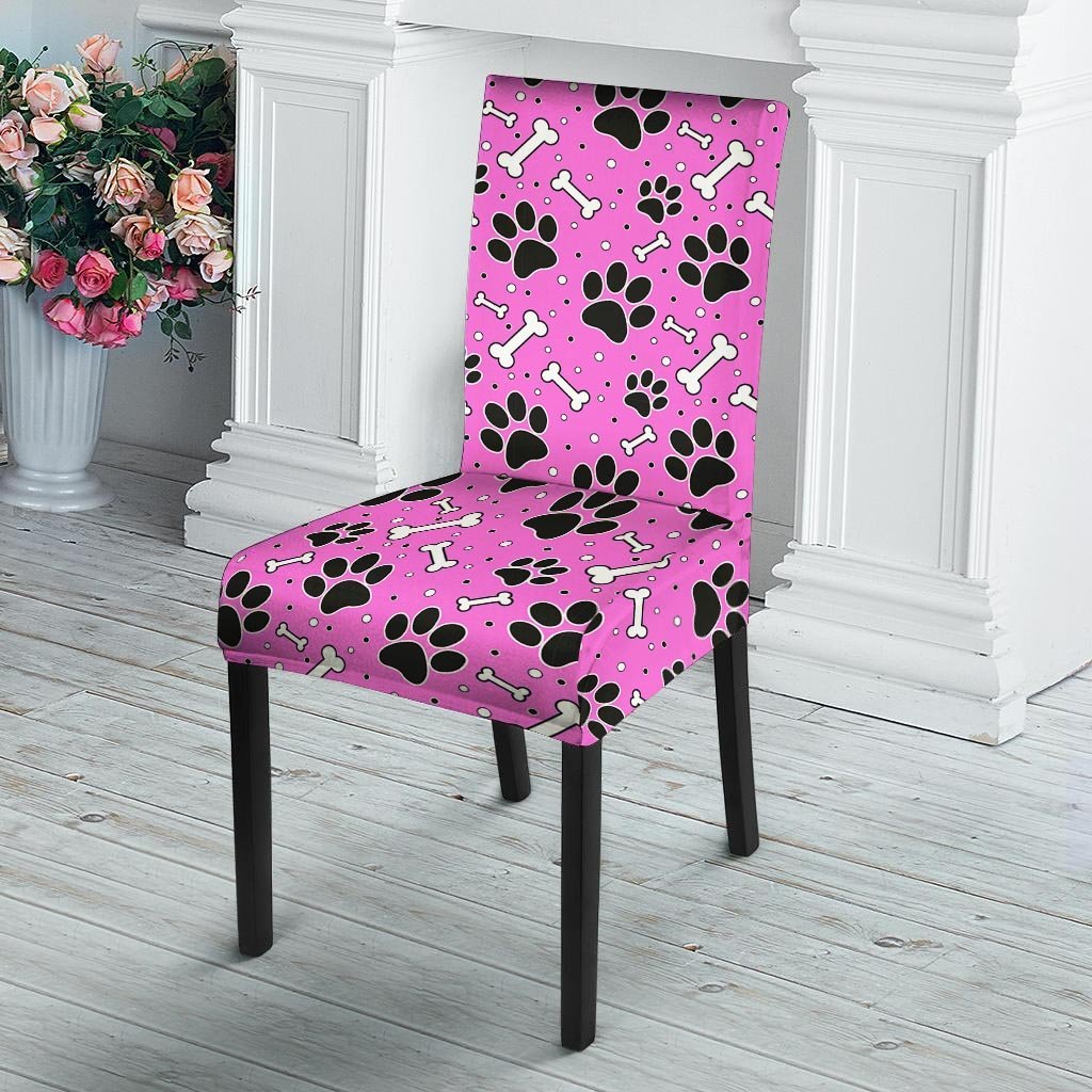 Pink Paw Chair Cover-grizzshop