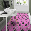 Pink Paw Floor Mat-grizzshop