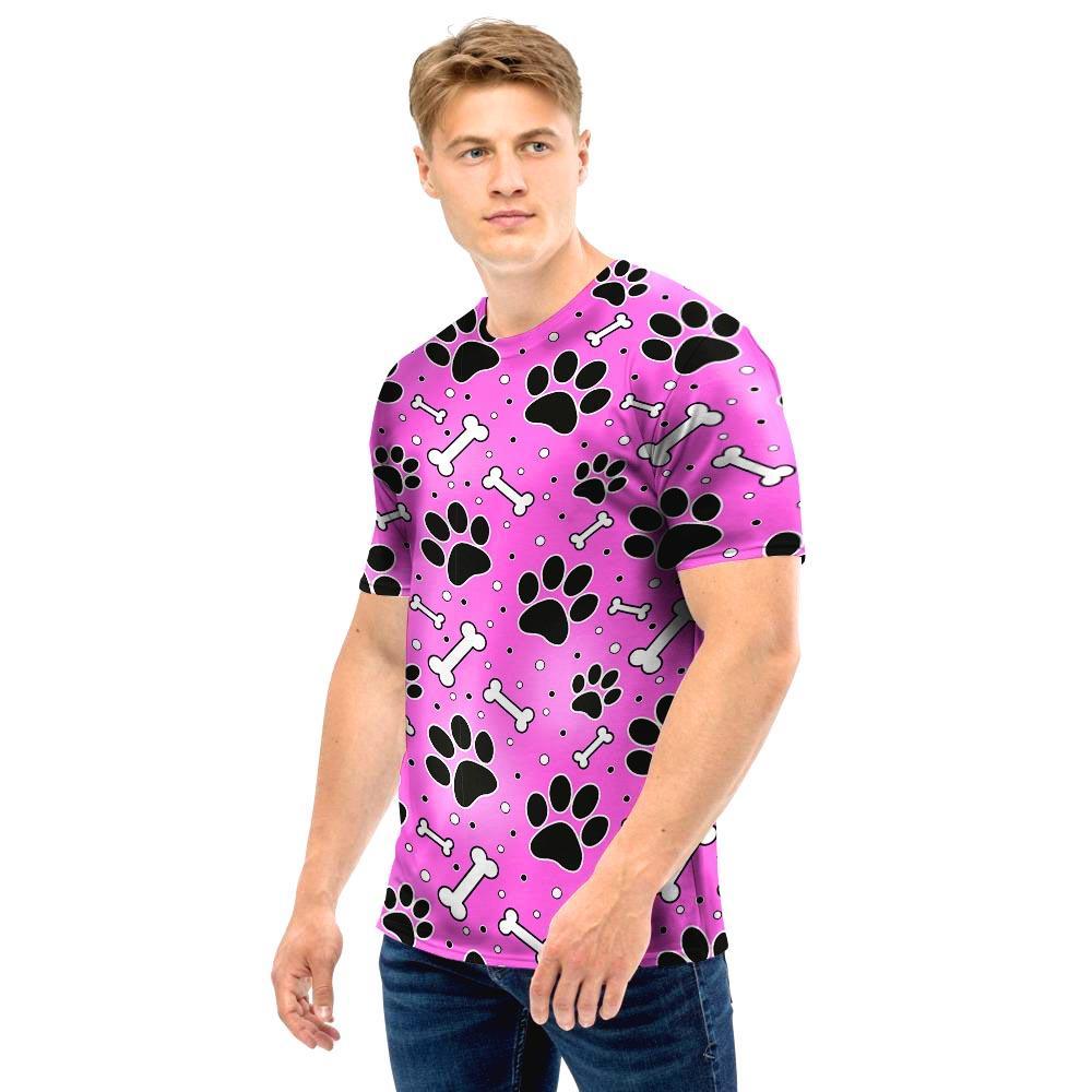 Pink Paw Men T Shirt-grizzshop