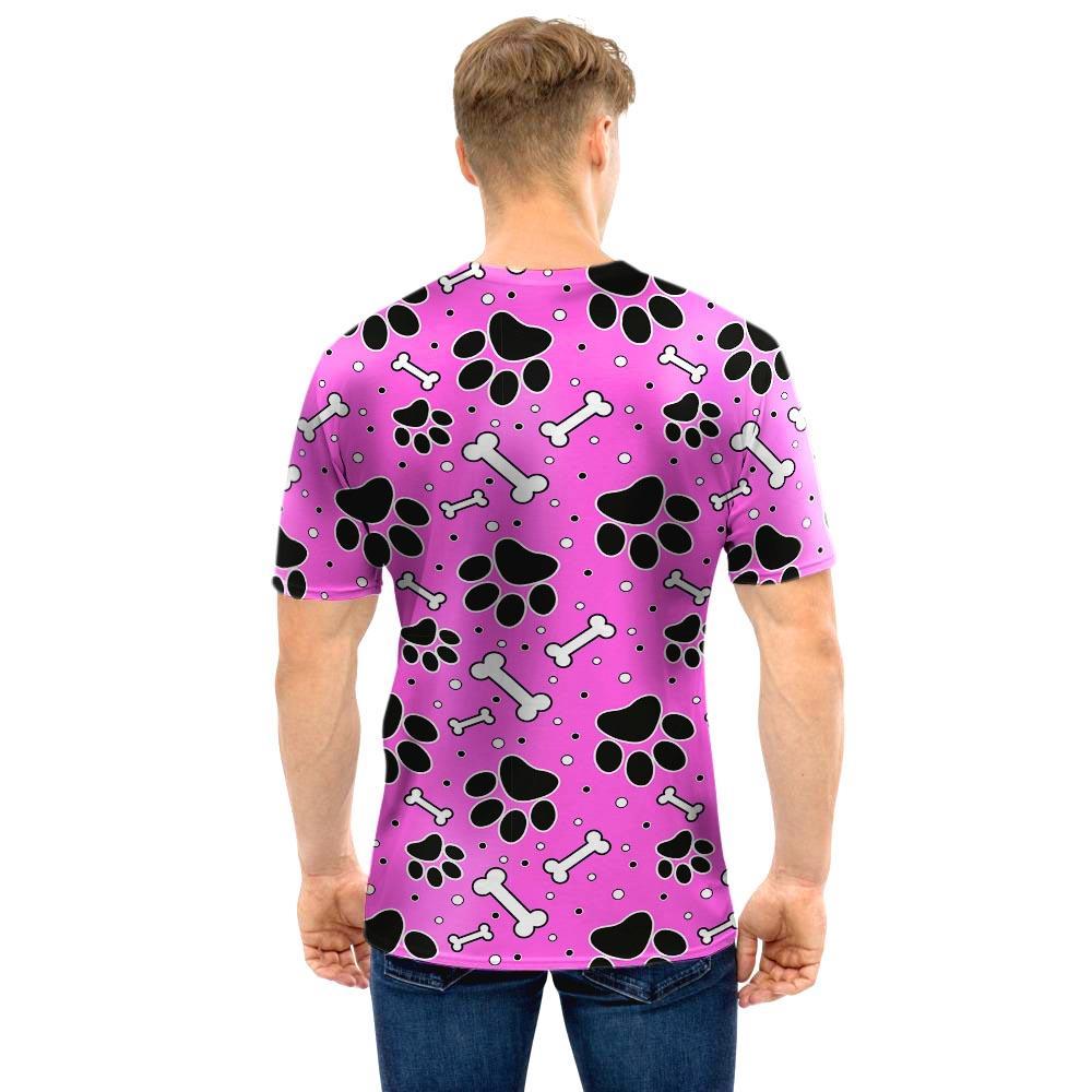 Pink Paw Men T Shirt-grizzshop