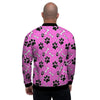 Pink Paw Men's Bomber Jacket-grizzshop