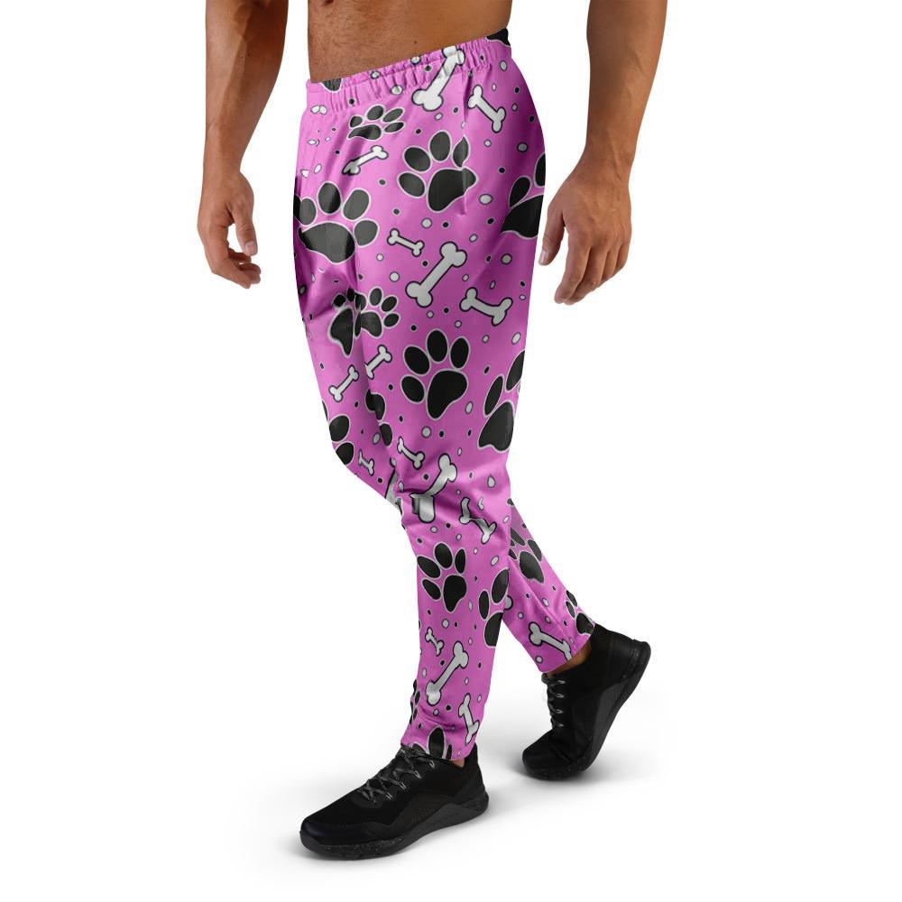 Pink Paw Men's Joggers-grizzshop