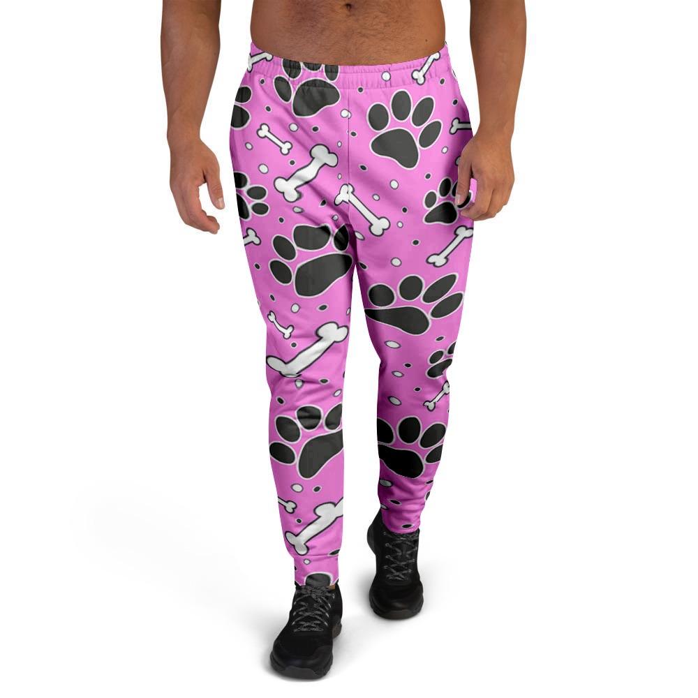 Pink Paw Men's Joggers-grizzshop