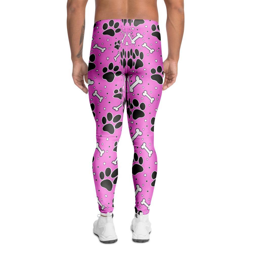 Pink Paw Men's Leggings-grizzshop