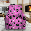 Pink Paw Recliner Cover-grizzshop