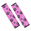 Pink Paw Seat Belt Cover-grizzshop