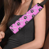 Pink Paw Seat Belt Cover-grizzshop