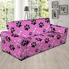 Pink Paw Sofa Cover-grizzshop