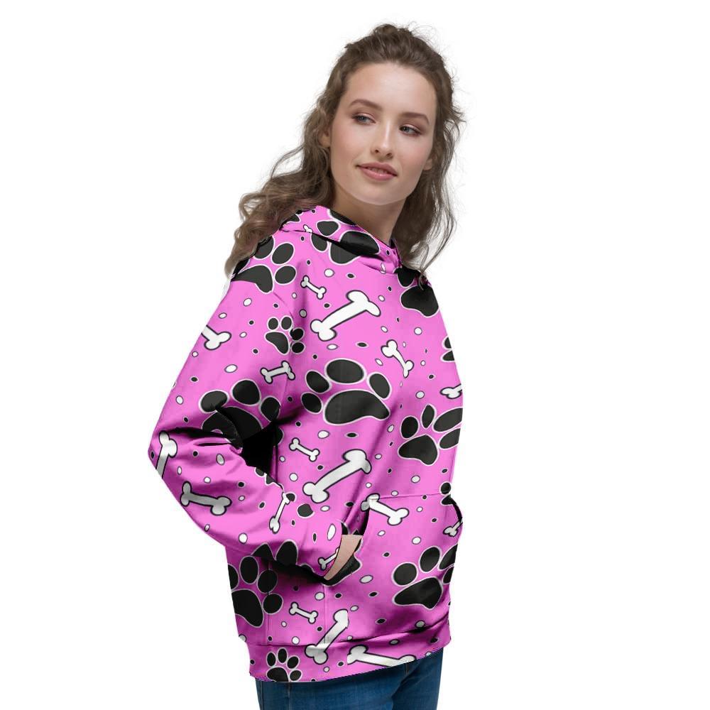 Pink Paw Women's Hoodie-grizzshop