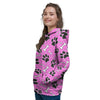 Pink Paw Women's Hoodie-grizzshop