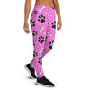 Pink Paw Women's Joggers-grizzshop