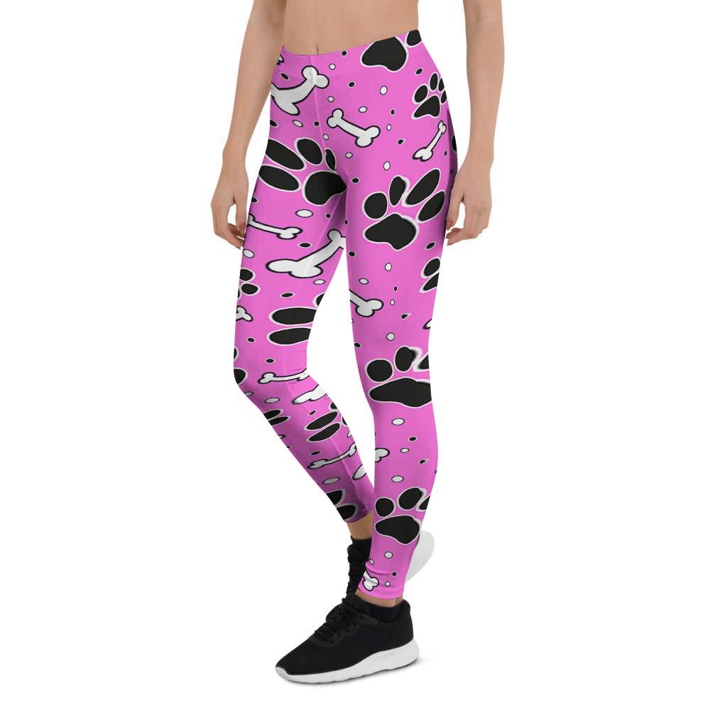 Pink Paw Women's Leggings-grizzshop