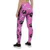 Pink Paw Women's Leggings-grizzshop