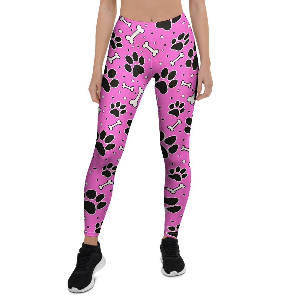 Pink Paw Women's Leggings-grizzshop