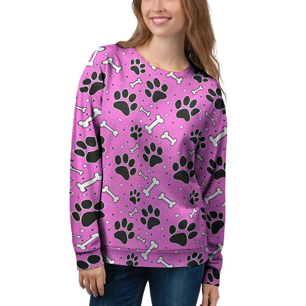 Pink Paw Women's Sweatshirt-grizzshop