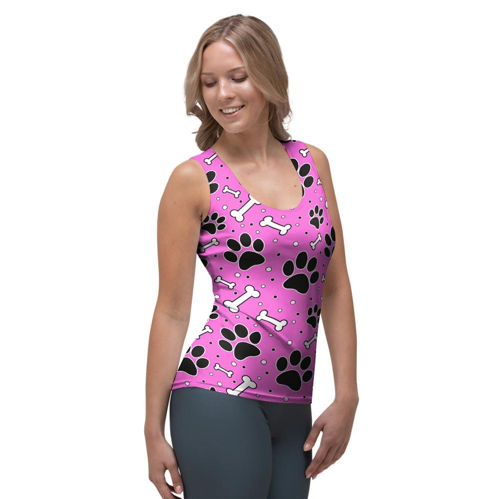 Pink Paw Women's Tank Top-grizzshop