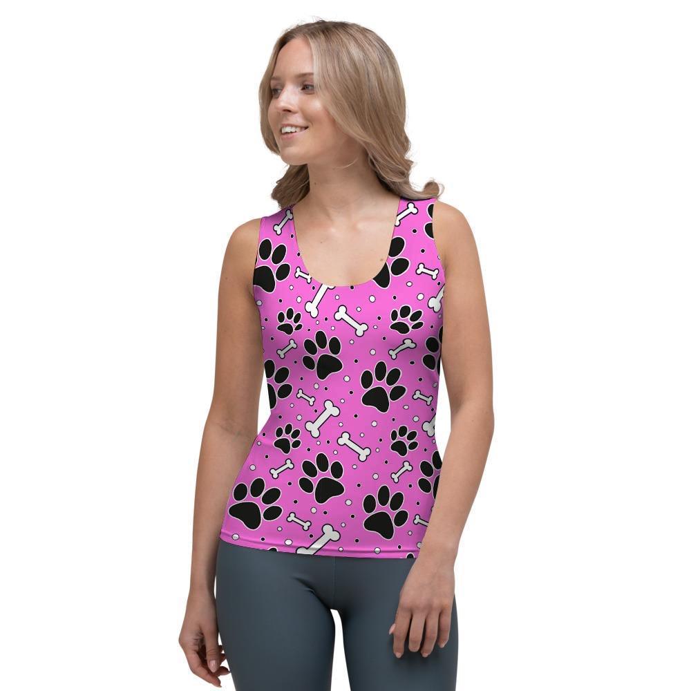Pink Paw Women's Tank Top-grizzshop
