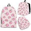 Pink Peach Pattern Print Premium Backpack-grizzshop