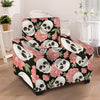 Pink Peony Skull Armchair Cover-grizzshop