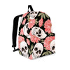 Pink Peony Skull Backpack-grizzshop