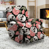 Pink Peony Skull Recliner Cover-grizzshop