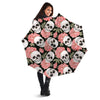 Pink Peony Skull Umbrella-grizzshop