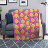 Pink Pineapple Print Blanket-grizzshop