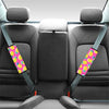 Pink Pineapple Print Seat Belt Cover-grizzshop