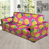 Pink Pineapple Print Sofa Cover-grizzshop