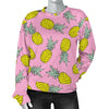 Load image into Gallery viewer, Pink Pineapple Print Sweatshirt-grizzshop