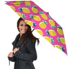 Pink Pineapple Print Umbrella-grizzshop