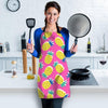 Pink Pineapple Print Women's Apron-grizzshop