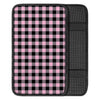 Pink Plaid Car Console Cover-grizzshop