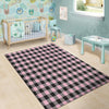 Pink Plaid Floor Mat-grizzshop