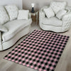 Pink Plaid Floor Mat-grizzshop