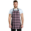 Pink Plaid Men's Apron-grizzshop