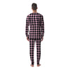 Pink Plaid Men's Pajamas-grizzshop