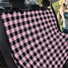 Pink Plaid Pet Car Seat Cover-grizzshop