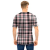 Pink Plaid Tartan Men T Shirt-grizzshop