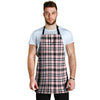 Pink Plaid Tartan Men's Apron-grizzshop