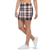 Pink Plaid Tartan Mini Skirt-grizzshop